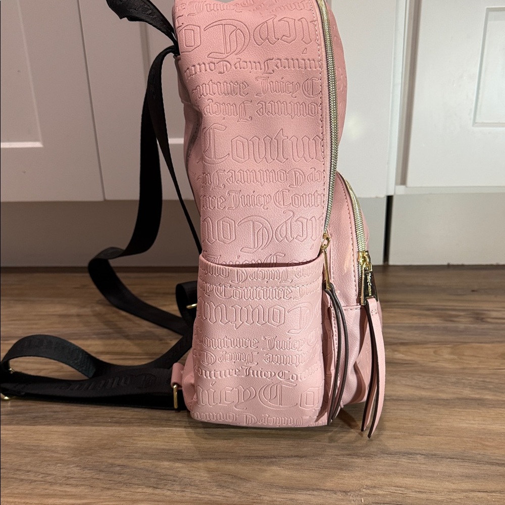 Juicy Couture Embossed Pink Backpack - Picture 4 of 8